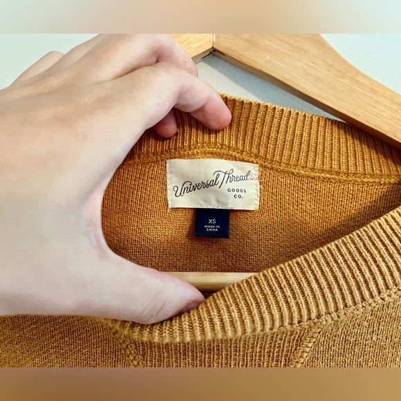 Universal Thread Burnt Yellow Sweater - Picture 3 of 4